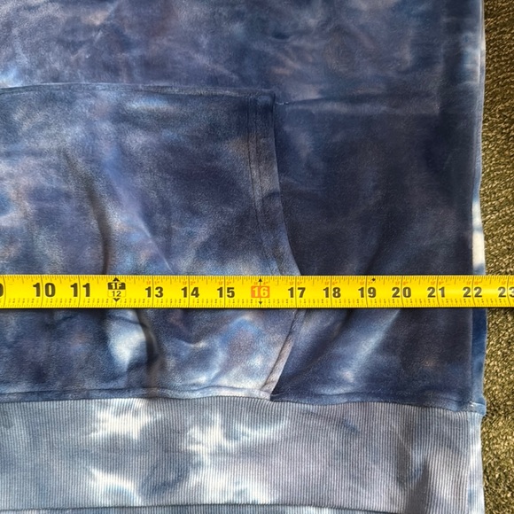 Blue Tie-Dye Hoodie - Picture 4 of 5